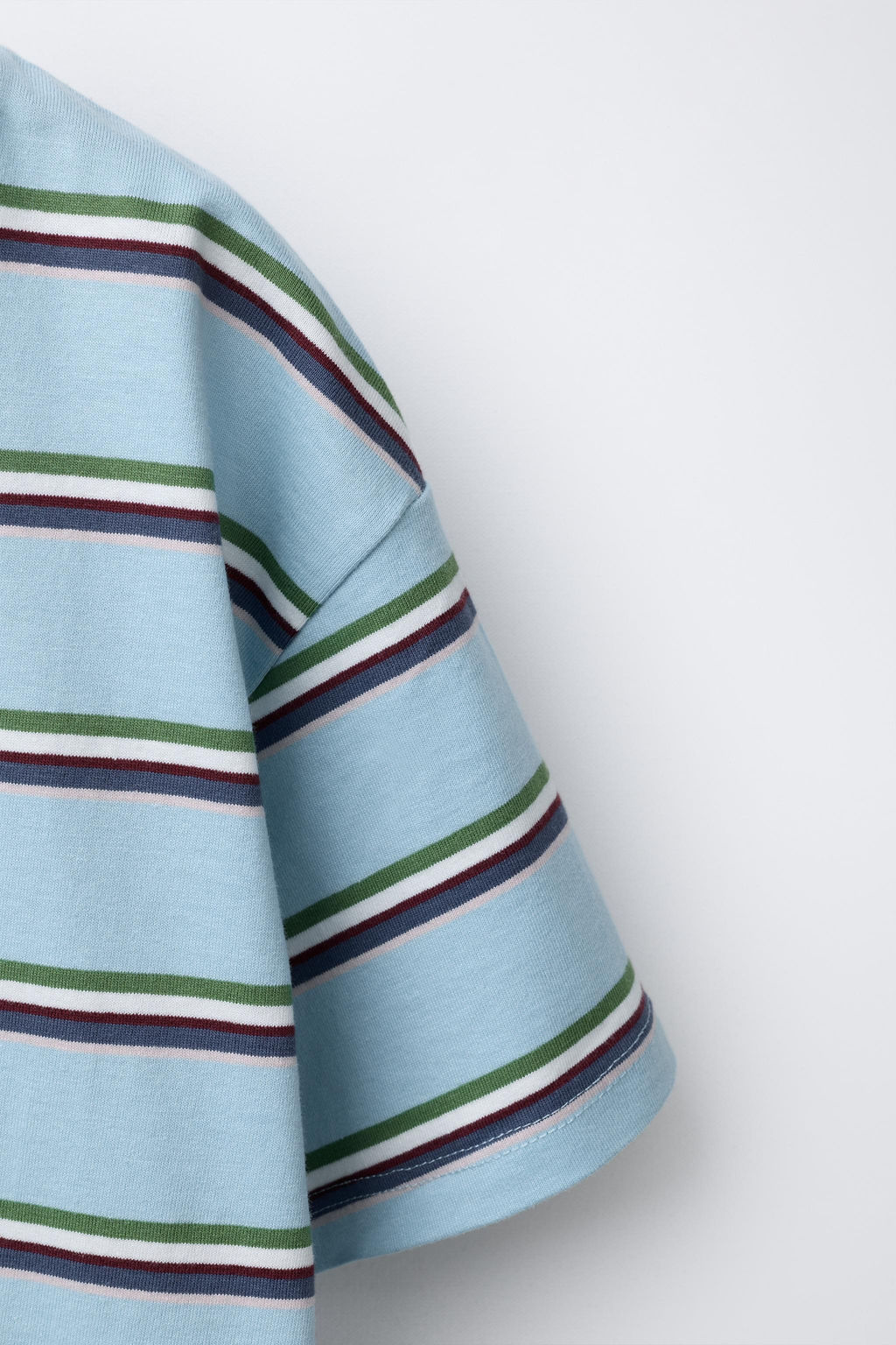 STRIPED PRINT T-SHIRT - Zara фото 4