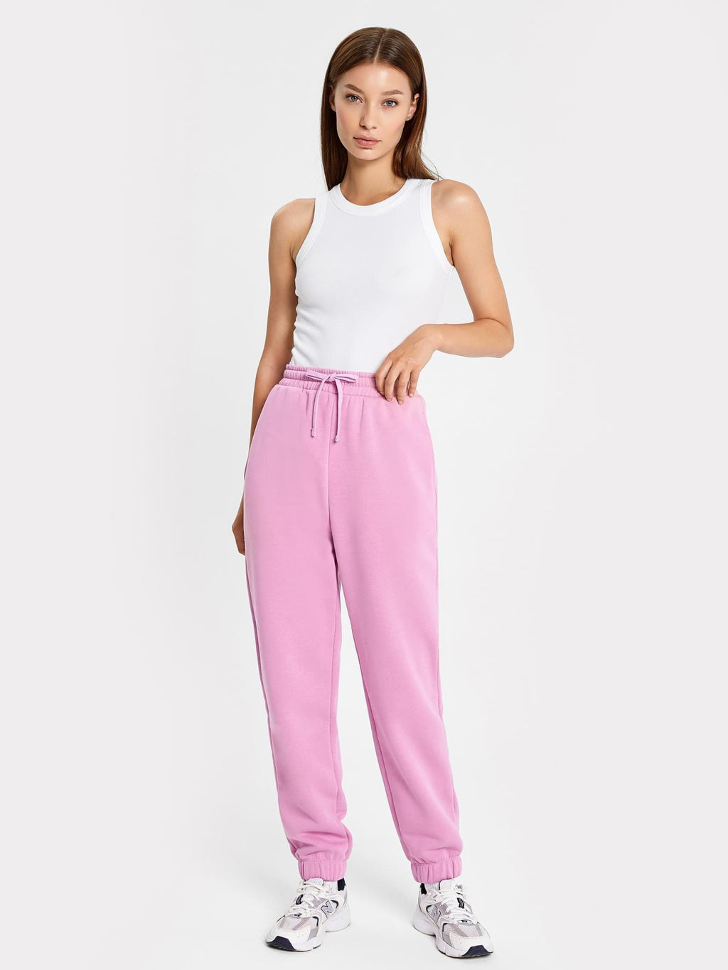 Брюки женские в розовом оттенке фрезия 382444 - Mark formelle фото 2