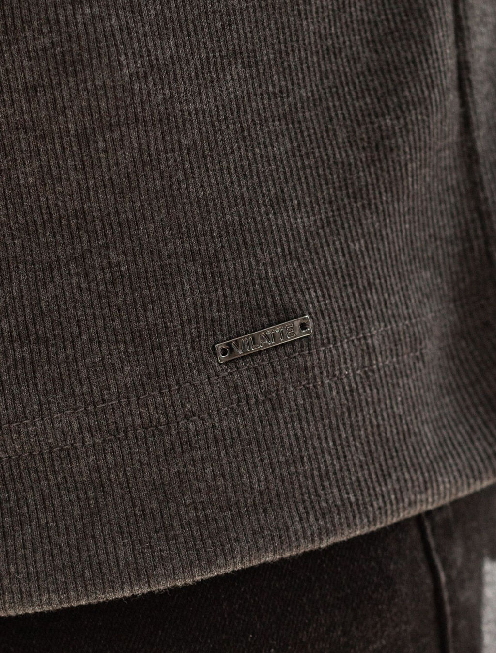 Лонгслив из премиального хлопка с эластаном - Vilatte фото 5