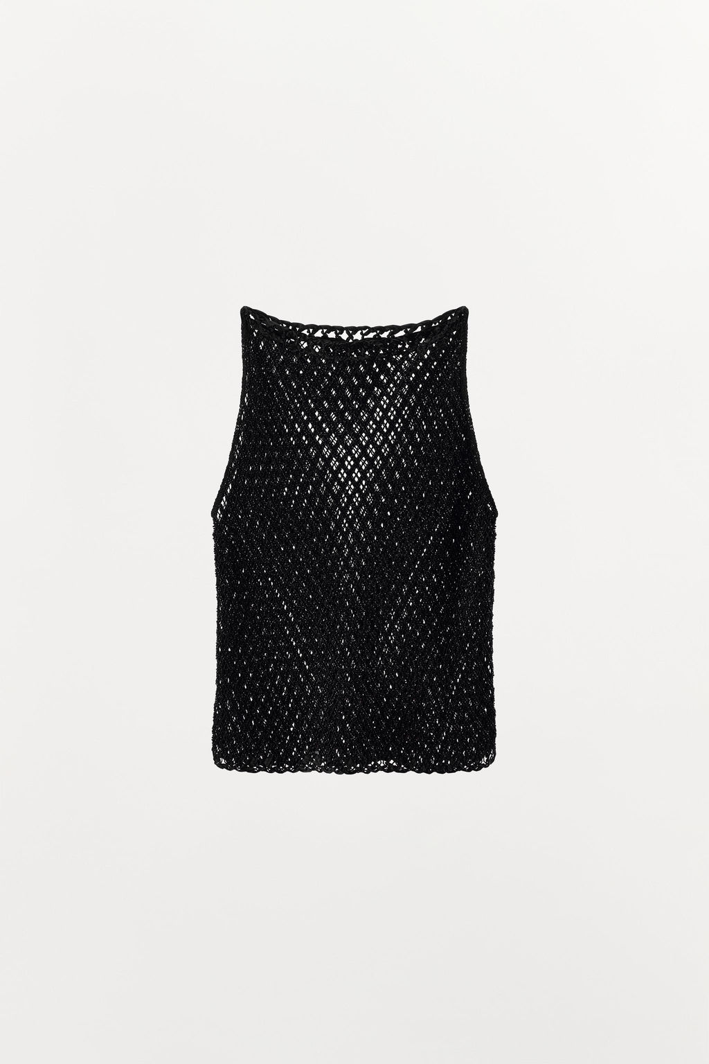 TEXTURED LACE KNIT BEADED TOP - Zara фото 5