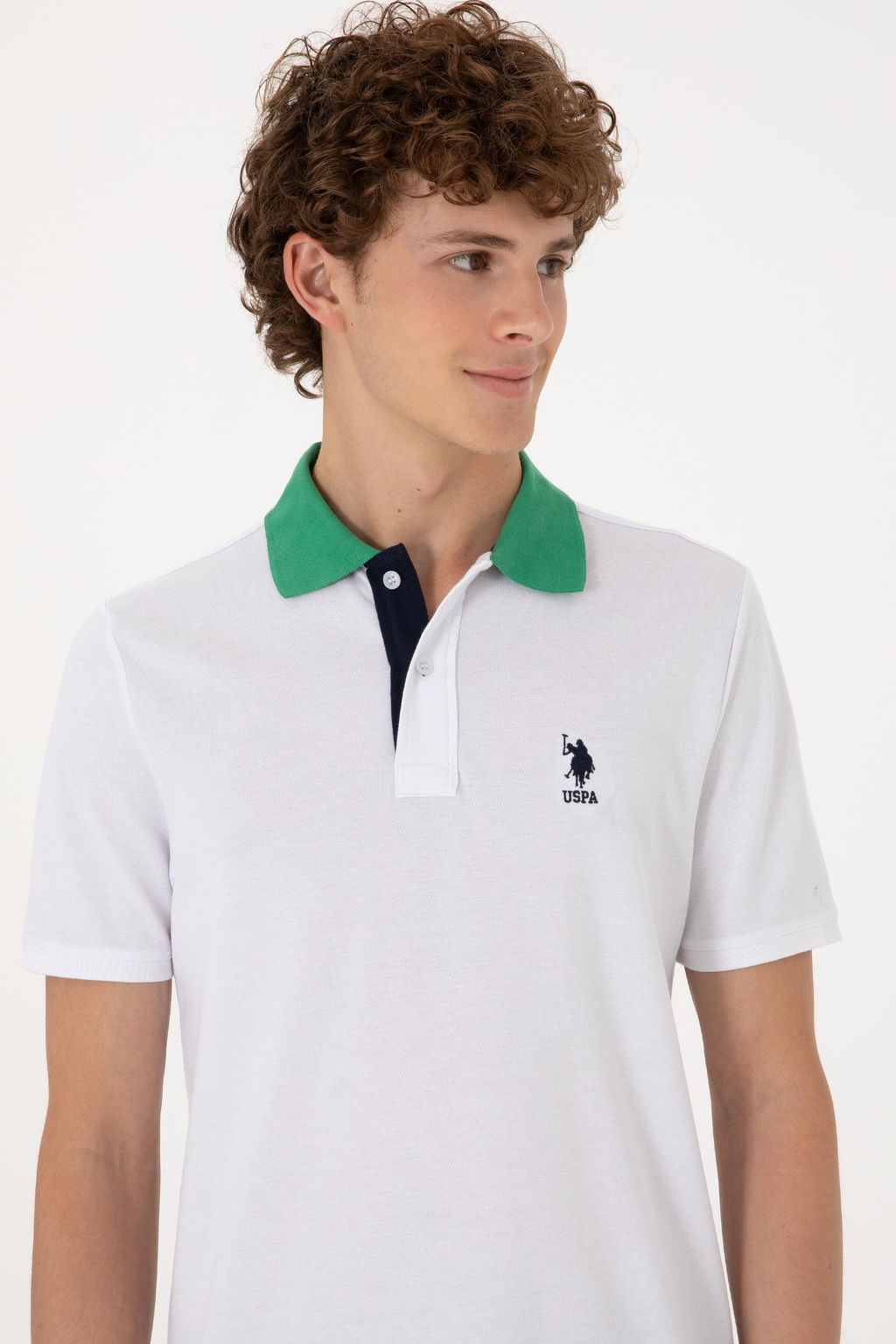 Erkek Regular Fit Polo Yaka Beyaz Ti__rt Sepette S_rpriz _ndirim - U.s. polo assn фото 2
