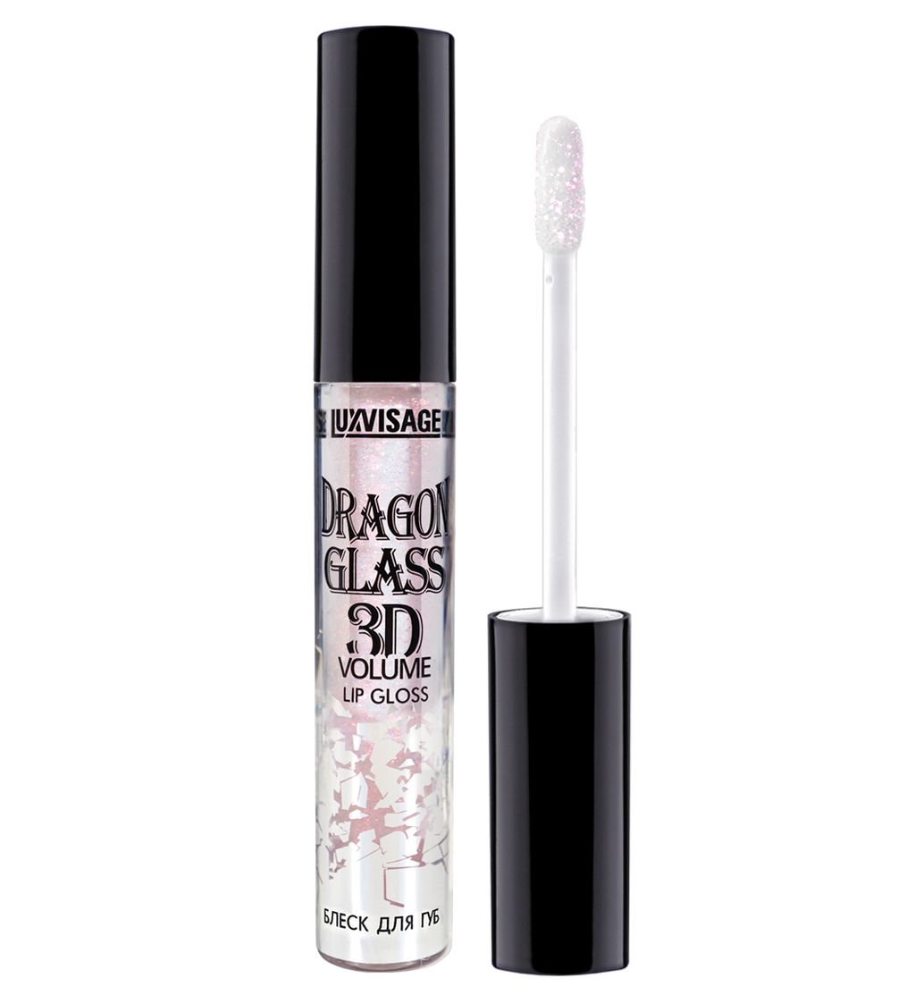 LuxVisage Блеск для губ DRAGON GLASS 3D volume тон 02 Unicorn 2,8г