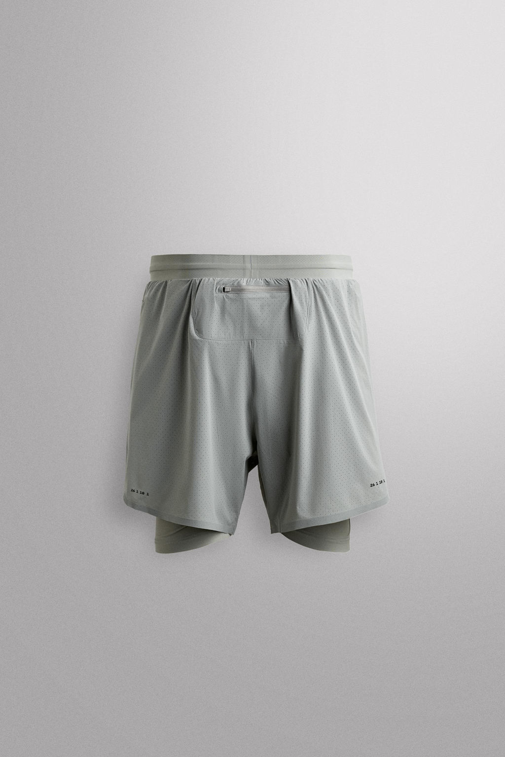 PANTALONES CORTOS RUNNING 2 EN 1 / Gris perla - Zara фото 8