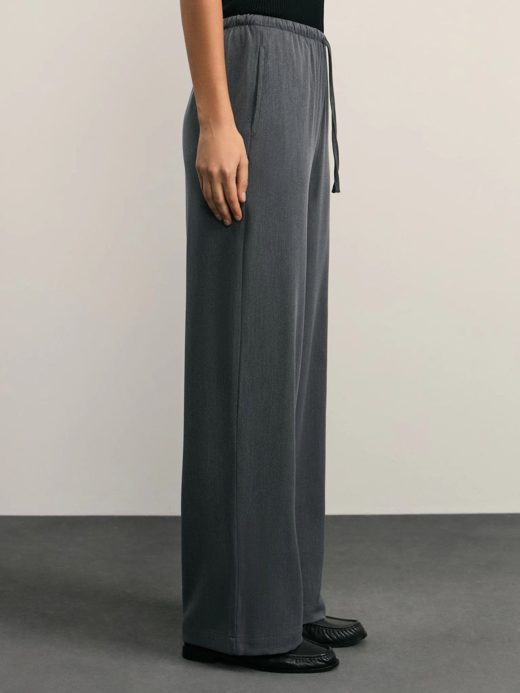 Брюки прямого кроя на кулиске / Zarina  фото 3