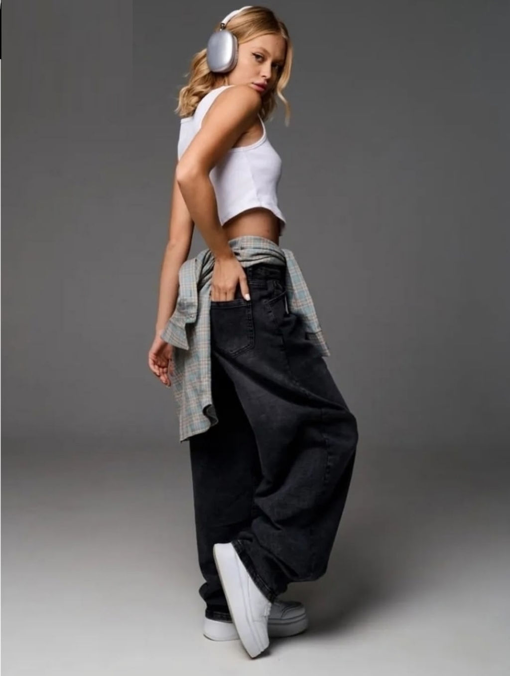 Джинсы палаццо