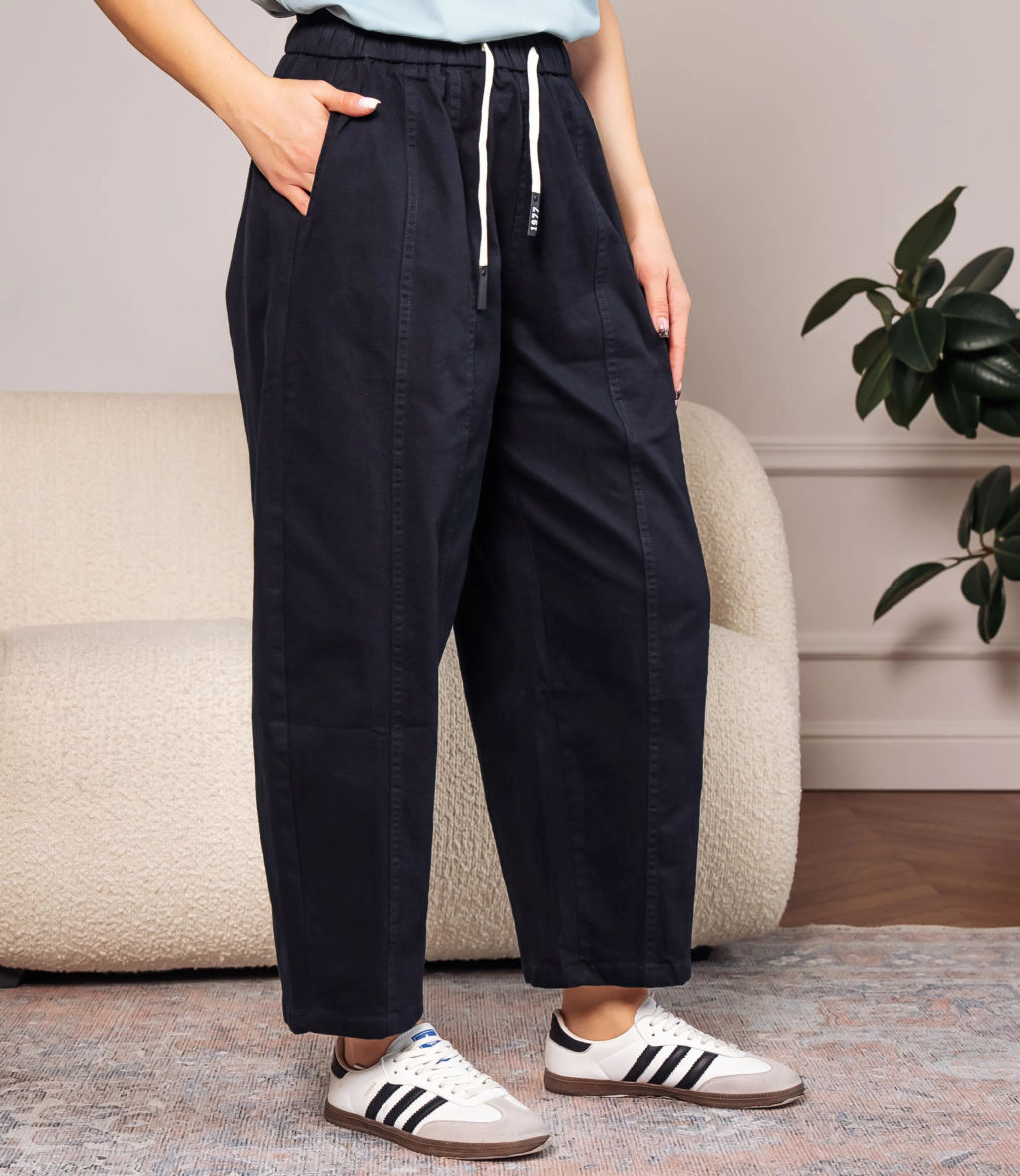 Брюки #КТ5890, тёмно-синий - Dommod фото 3