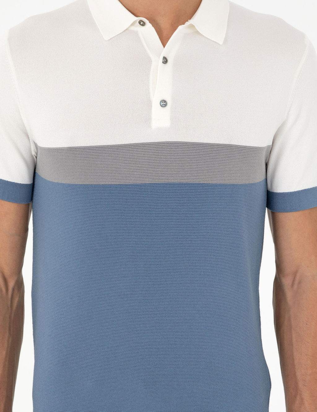 Mavi Slim Fit Polo Yaka Keten Kar___ml_ Triko T-shirt