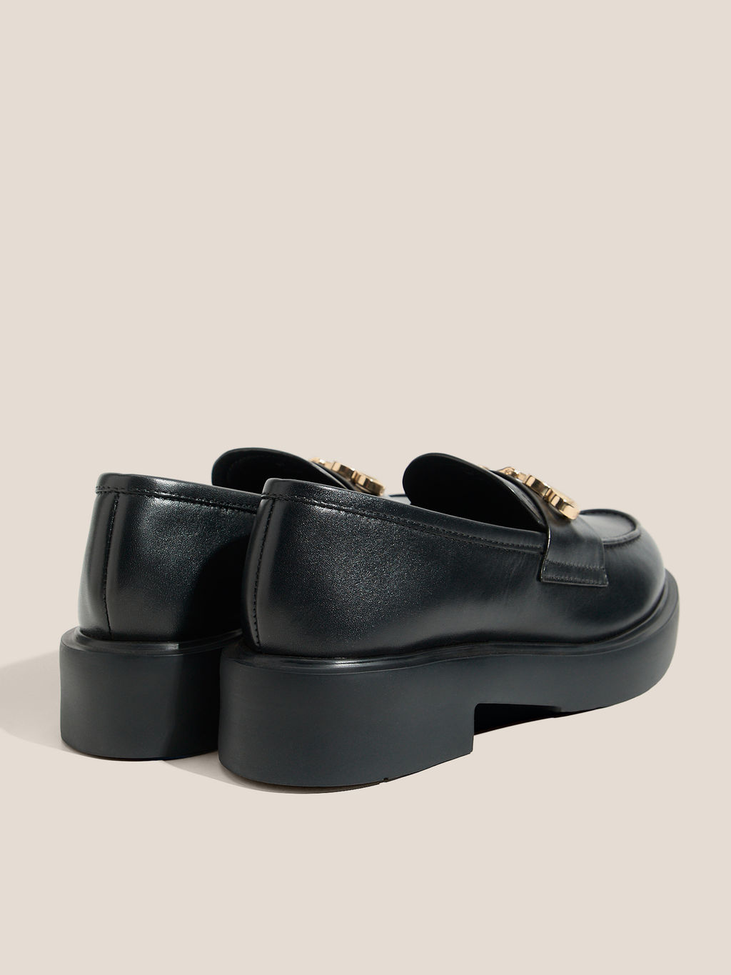 Женские лоферы LOVE MOSCHINO NEW CITY LOVE Артикул 4562256, черный  фото 5