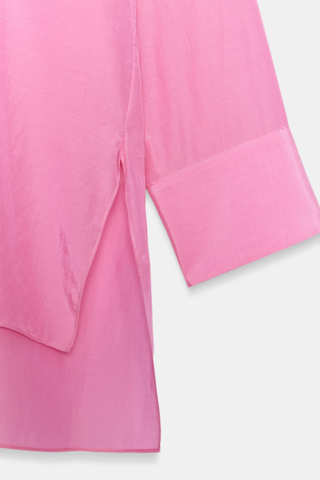 BLUSA FLUIDA LAZADAS ZW COLLECTION / Chicle - Zara фото 11