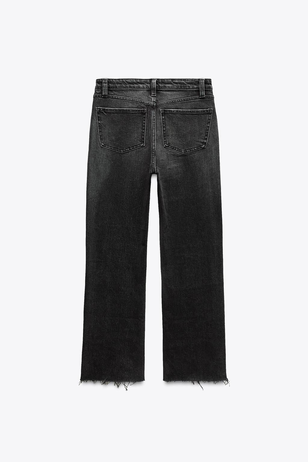 TRF CROPPED FLARE HIGH-WAIST JEANS - Zara фото 17