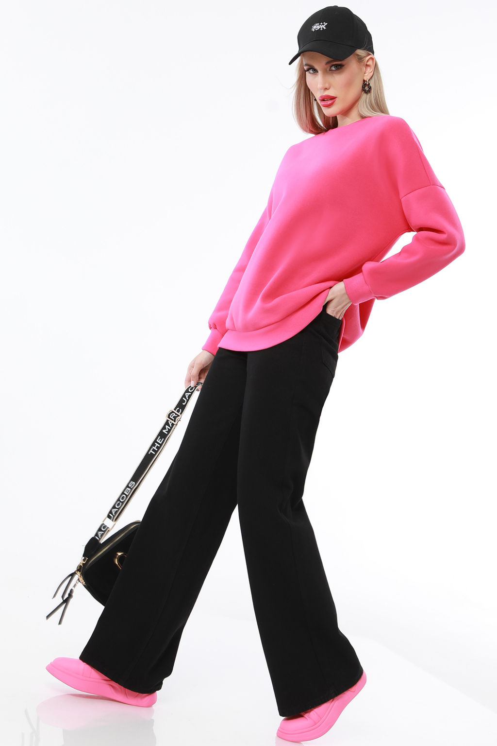 Свитшот розовый теплый - Dstrend фото 10