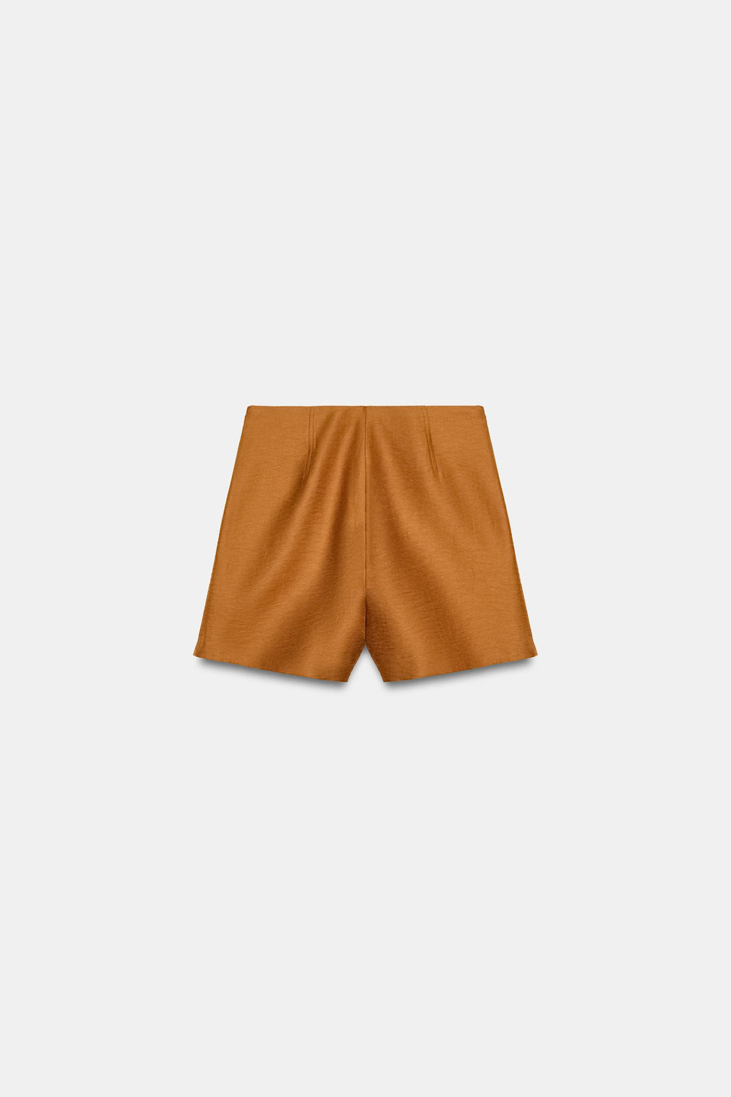 SHORTS CON LINO BOT?N FORRADO / Curry - Zara фото 7
