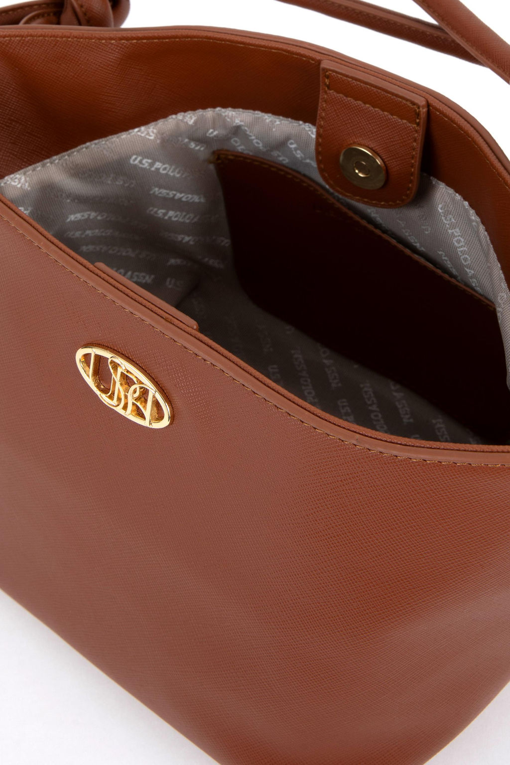 Женская коричневая сумка через плечо Неожиданная скидка в корзине - U.s. polo assn фото 6
