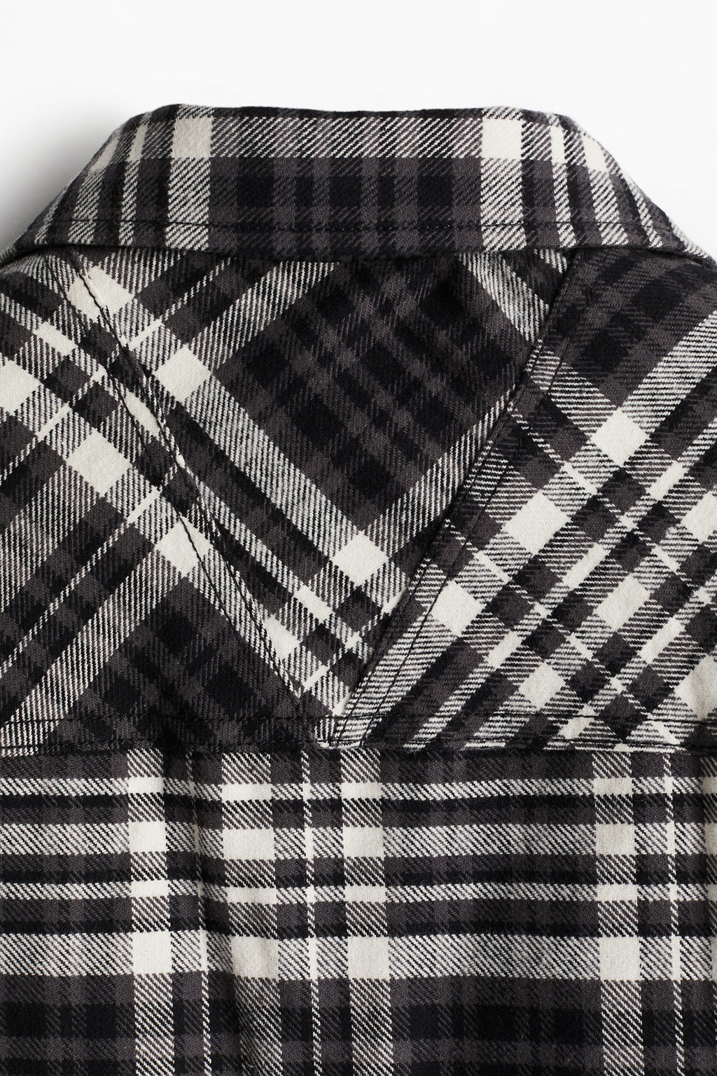 Sobrecamisa de franela Oversized Fit - H&m фото 2