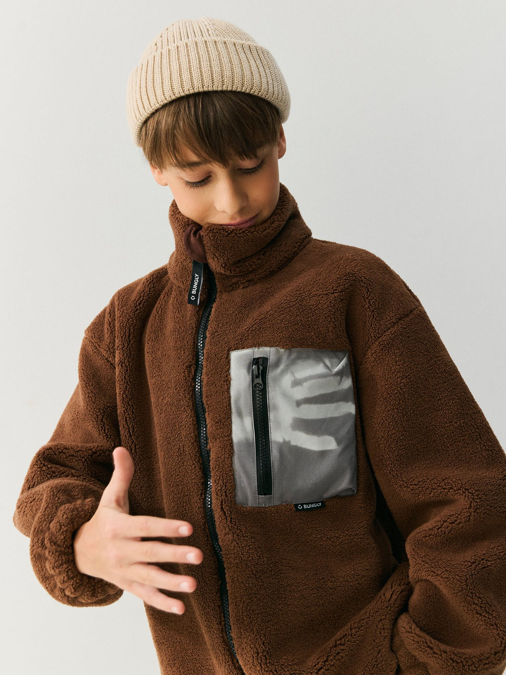 Толстовка меховая Шоколад 7+ - Bungly фото 10