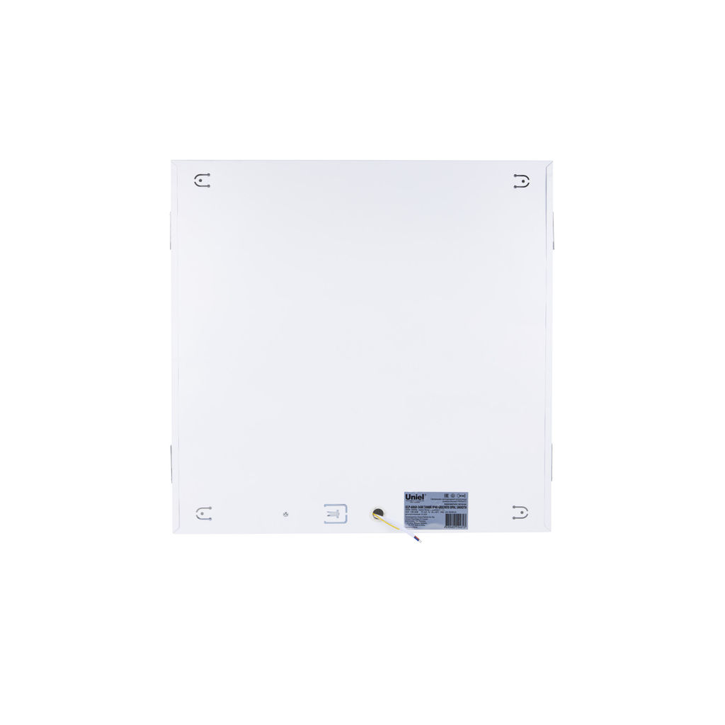ULP-6060-36W/3000К IP40 GRILYATO OPAL SMOOTH Светильник светодиодный потолочный универсальный. Теплый равномерный свет (3000K). 4200Лм. 588X588x25мм. Корпус белый. В комплекте с и/п. ТМ Uniel