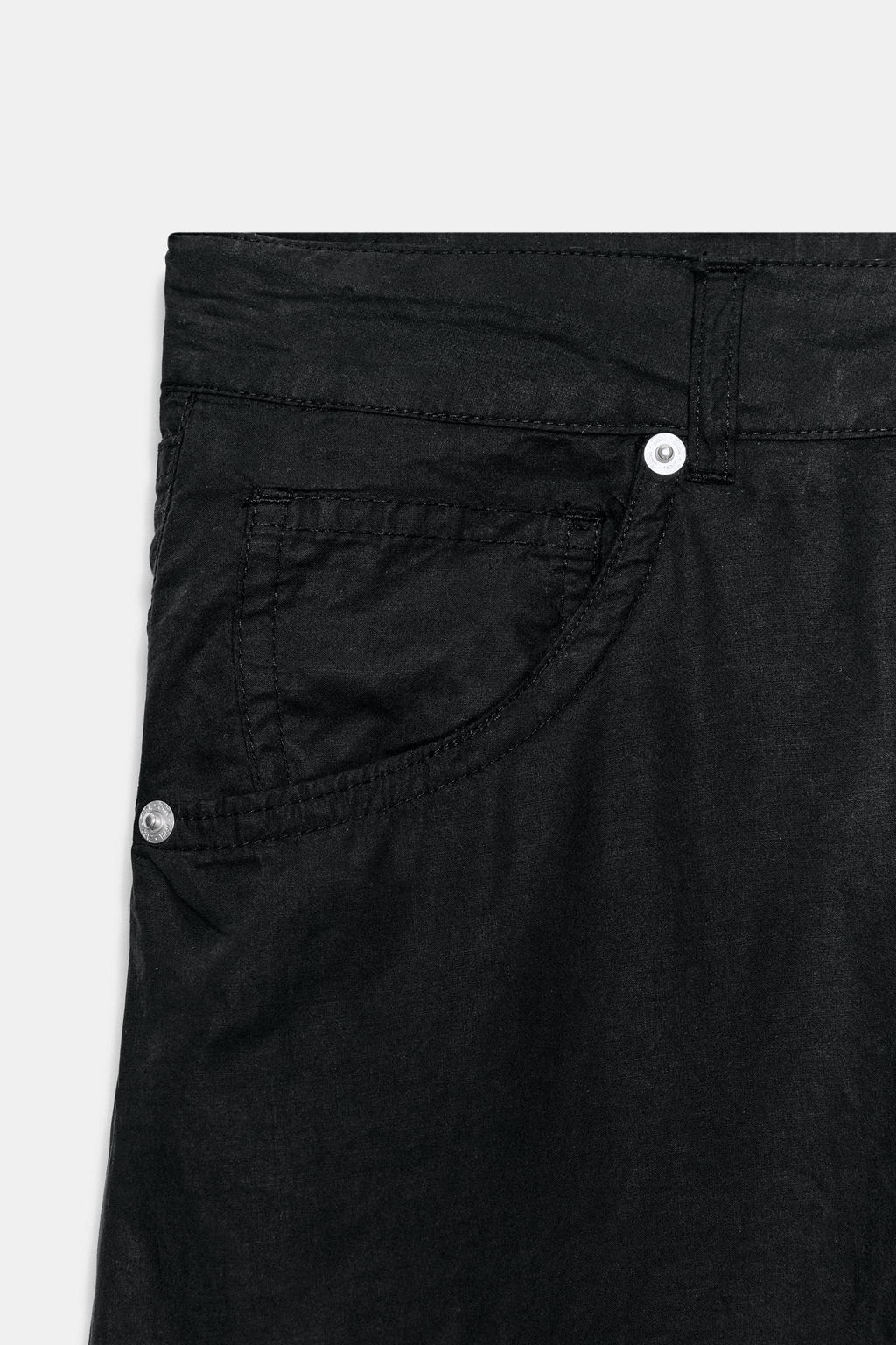 PANTAL?N BALLOON FLUIDO PU?O / Negro - Zara фото 6