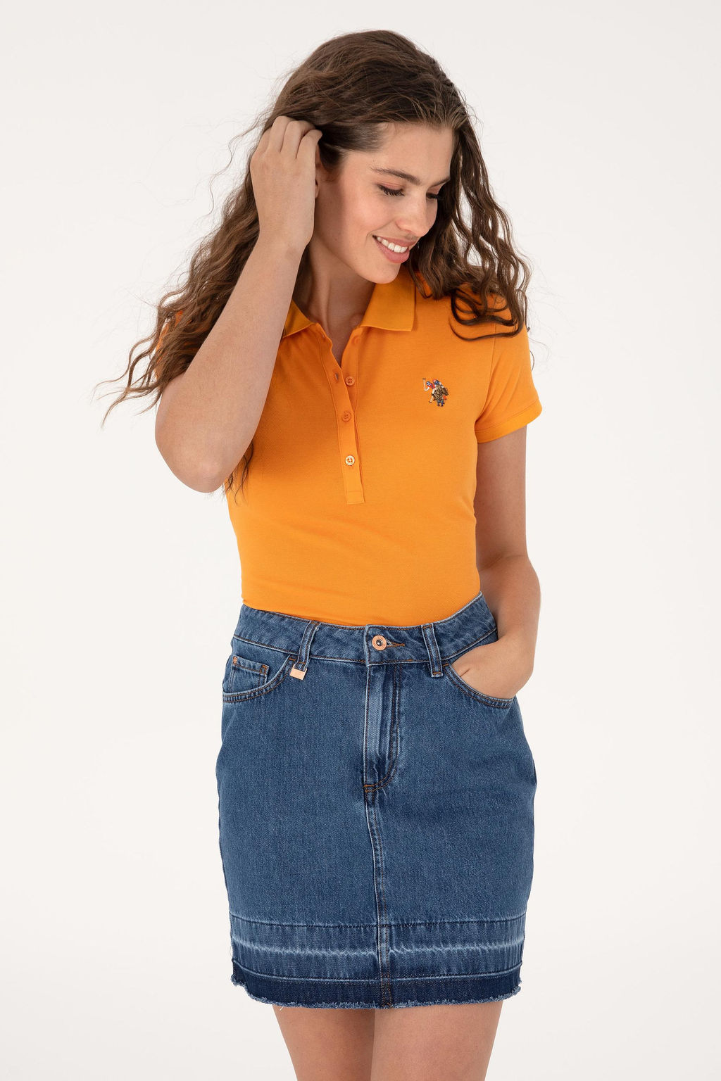 Kad_n Turuncu Ti__rt - U.s. polo assn фото 10