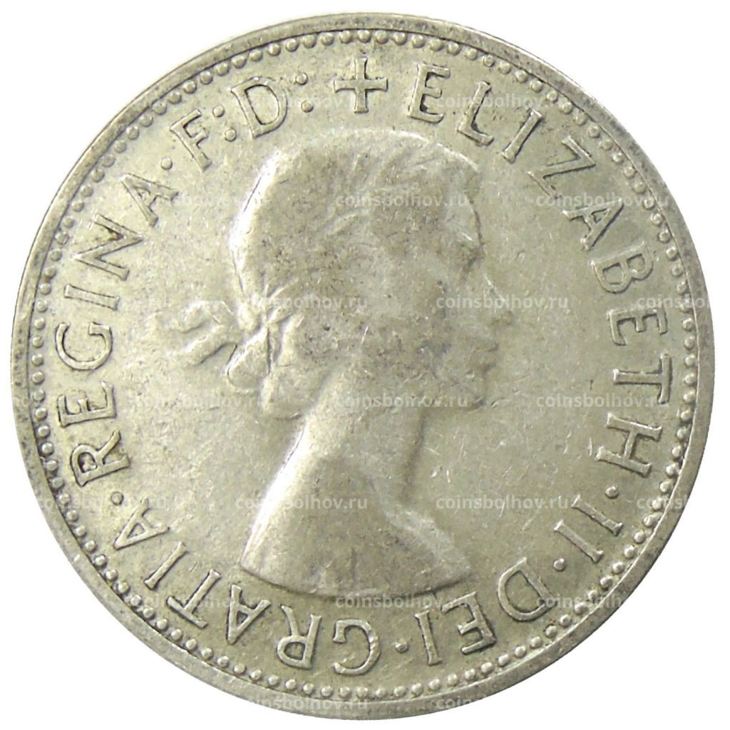 1 флорин (2 шиллинга) 1954 года Австралия  Королевский визит Елизаветы II