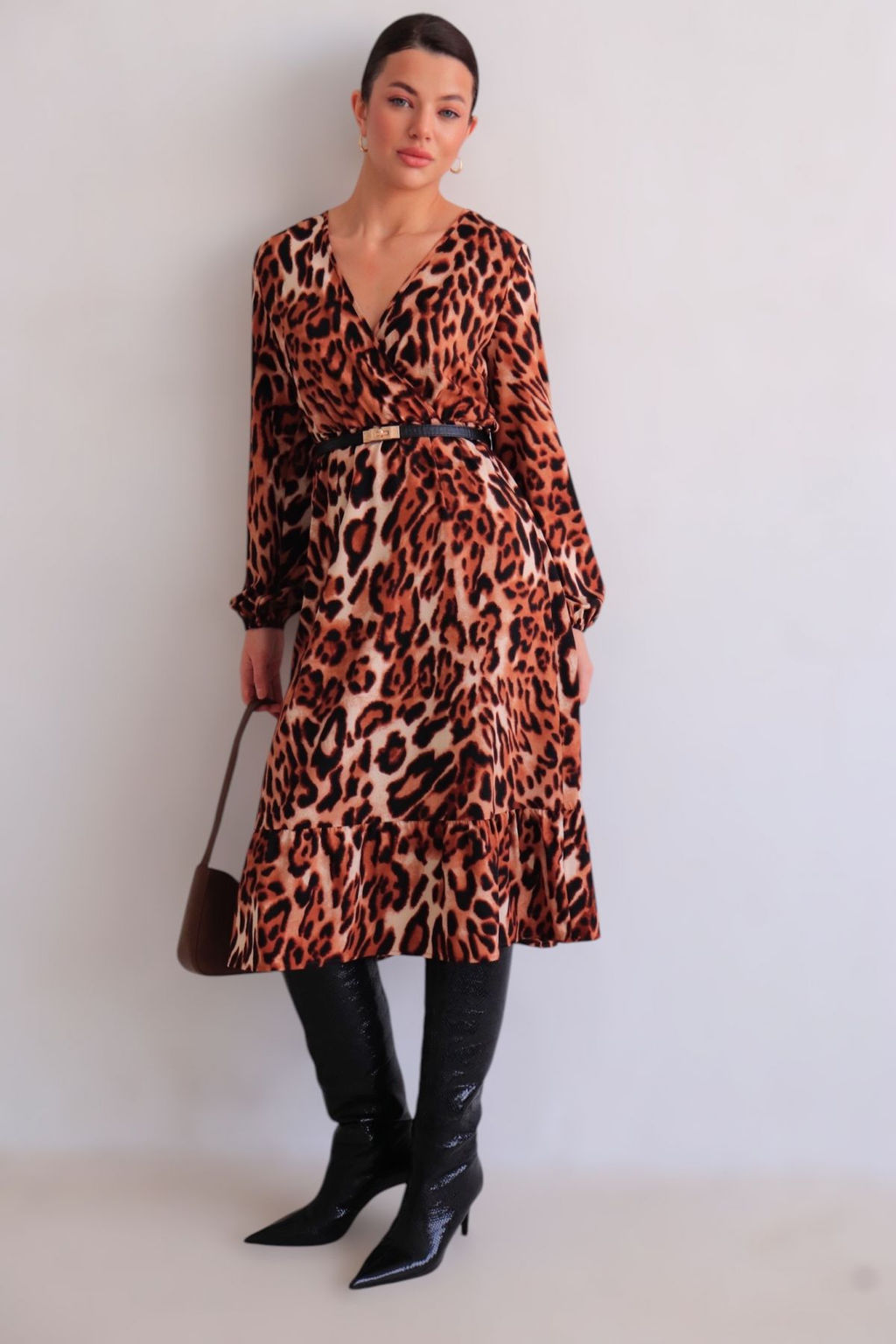 Martichelli Платье с анималистичным принтом  фото 10