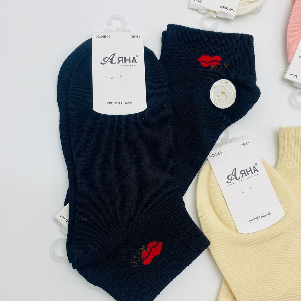 Носки Аяна - короткие женские Kiss 10 шт в уп (арт. HE03) - Storyland фото 6