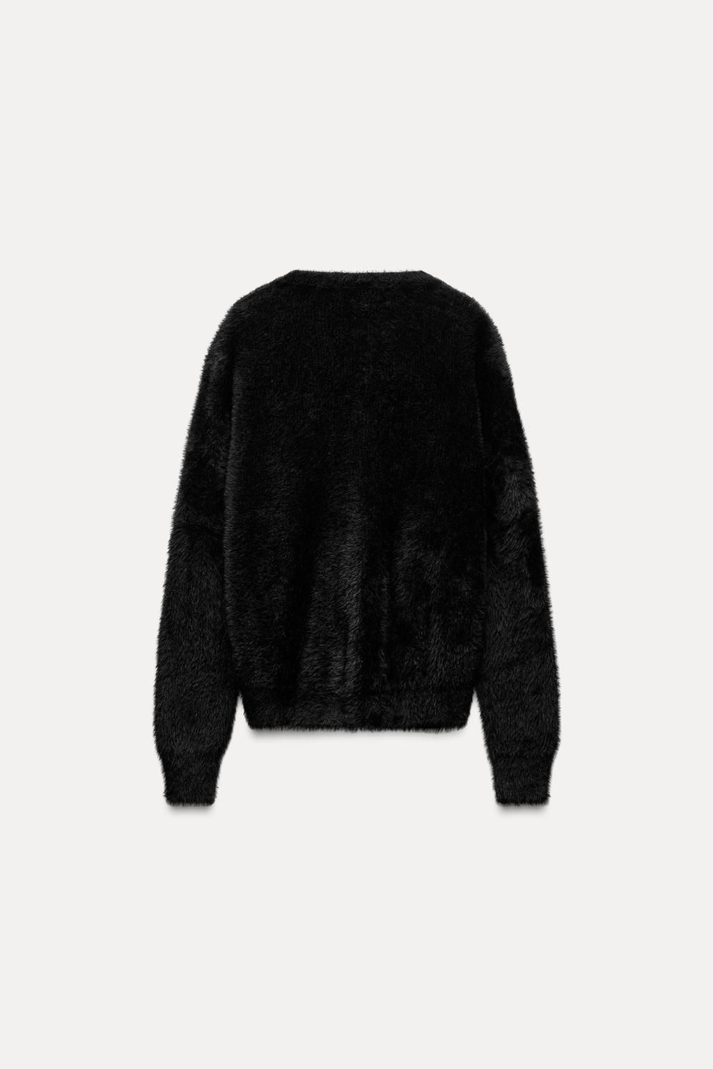 FUZZY KNIT CARDIGAN - Zara фото 5