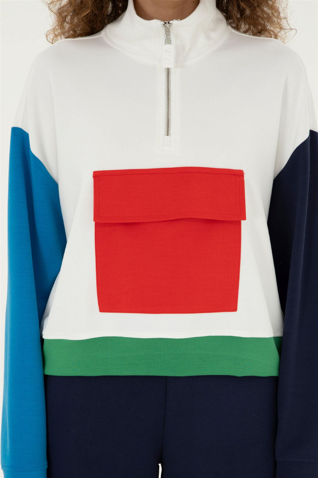 Женский белый свитшот Неожиданная скидка в корзине - U.s. polo assn фото 6