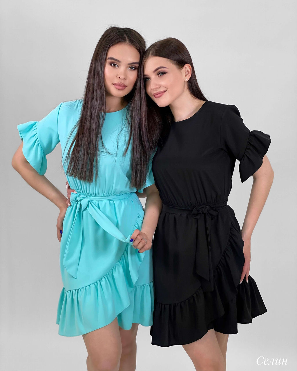 Платье Селин (черный) - Nadi bordo фото 7