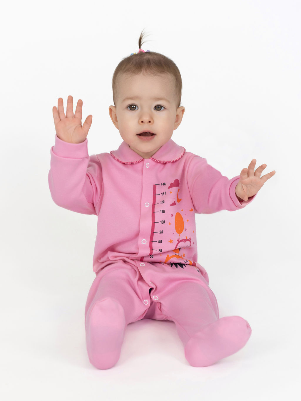 Комбинезон ясельный розовый совята