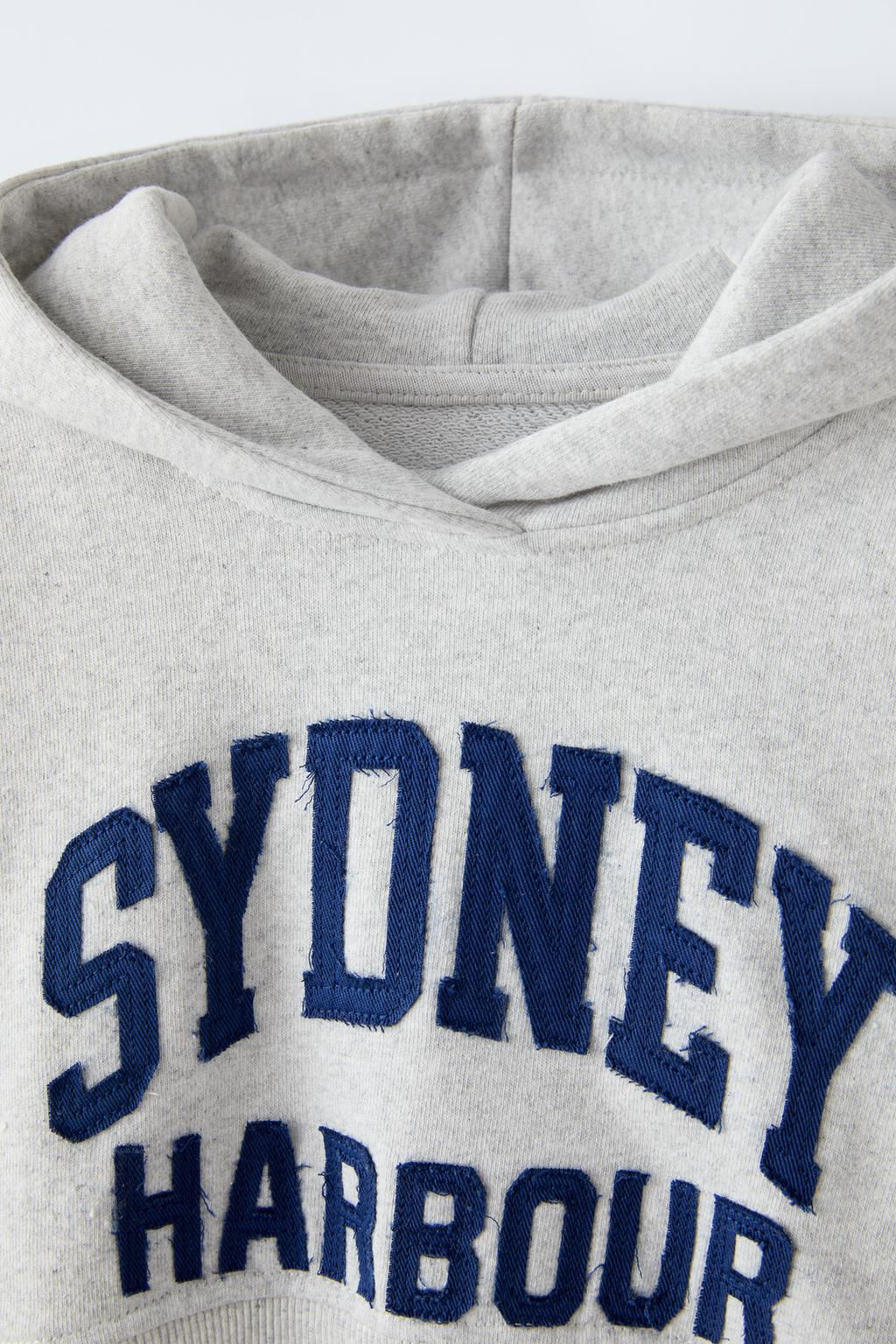 SLOGANLI CROP SWEATSHIRT - Zara фото 3