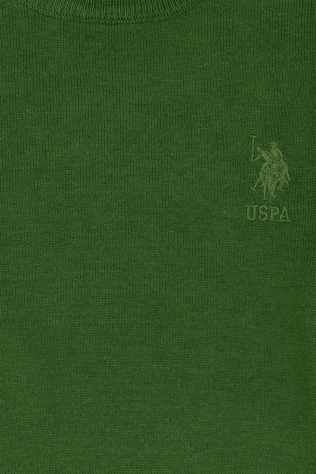 Зеленый базовый свитер для мальчика - U.s. polo assn фото 6
