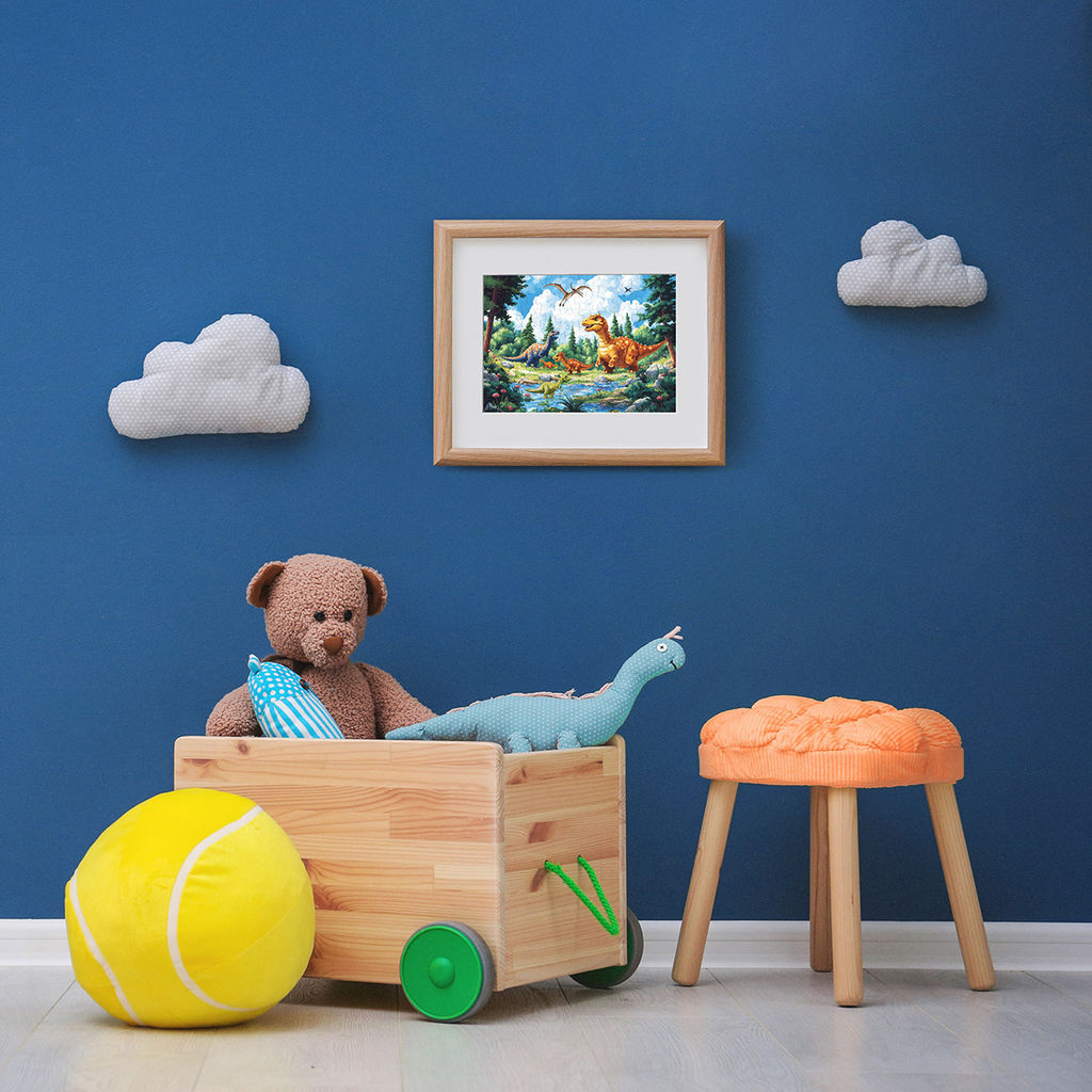 ФРЕЯ Пазл 80 элемент. PZL-80/02 Долина динозавров