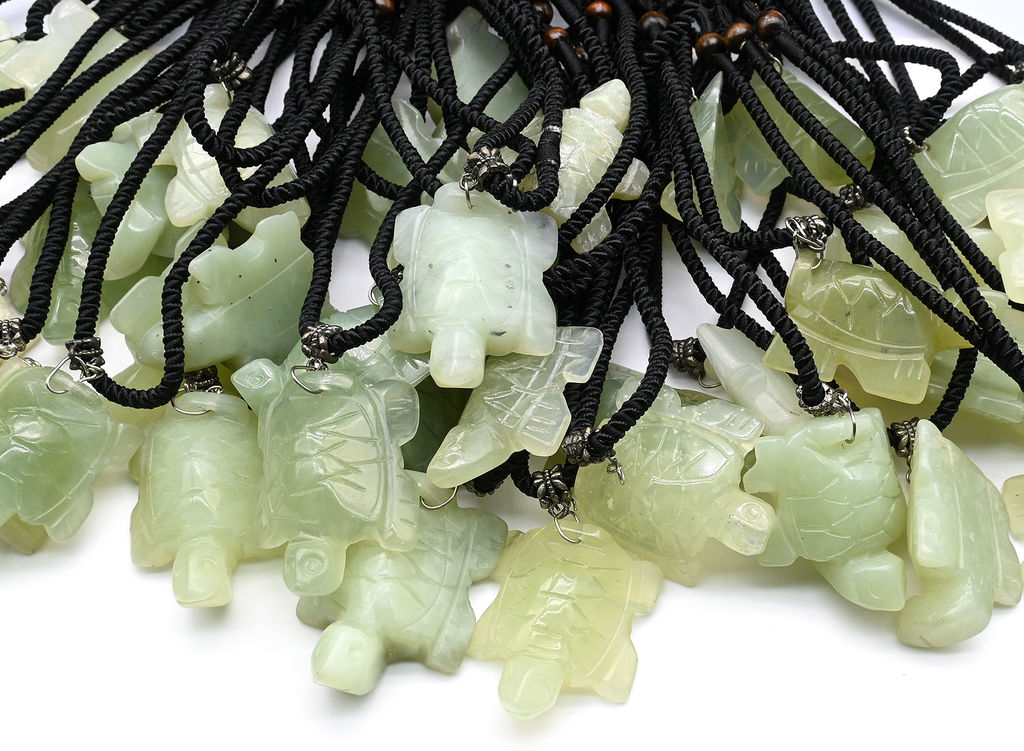 Подвеска из нефрита Слоник на шнурке 48-62см - Радуга камня фото 11