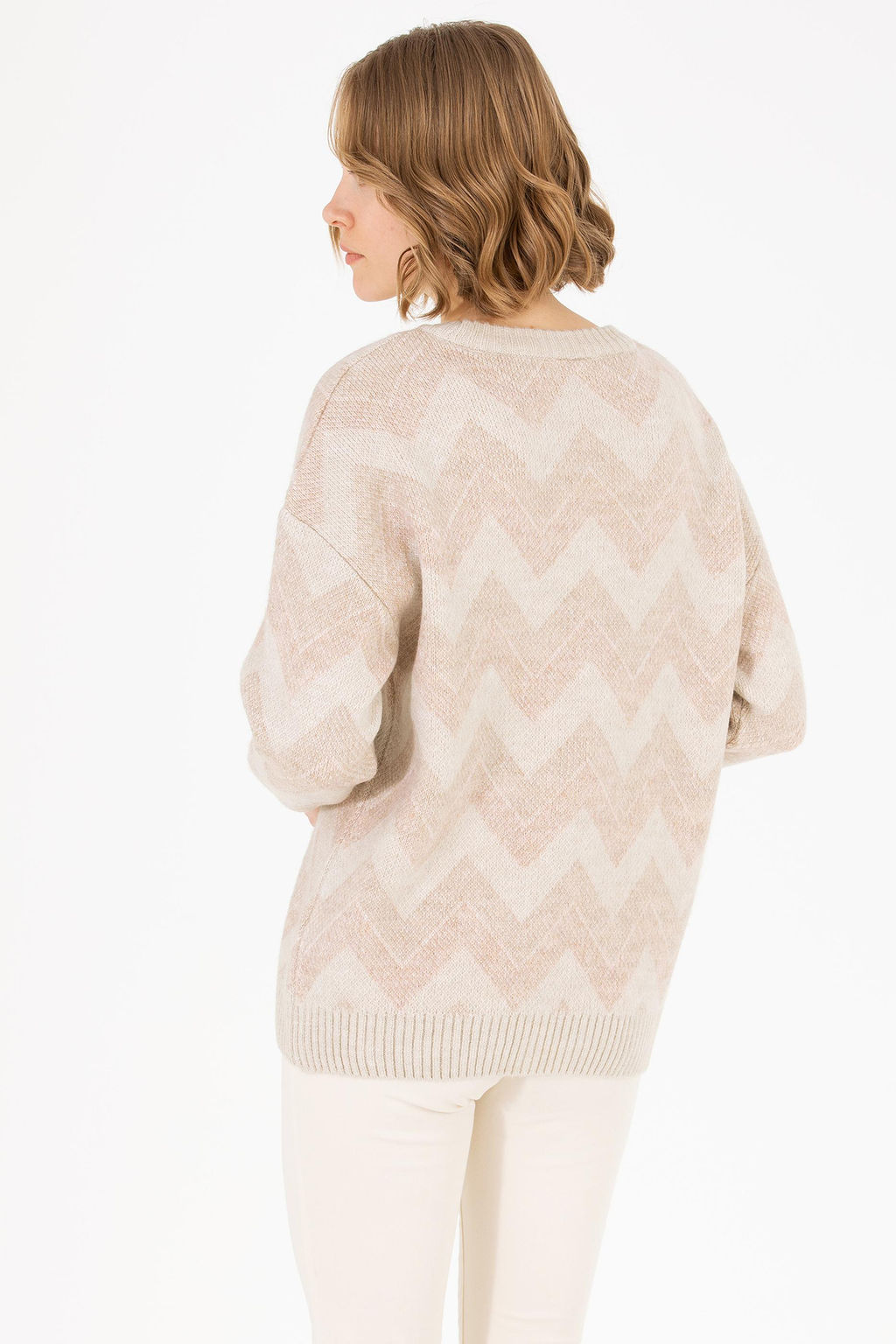 U. S. Polo Assn Женский свитер с v-образным вырезом Магнолия - U.s. polo assn фото 5