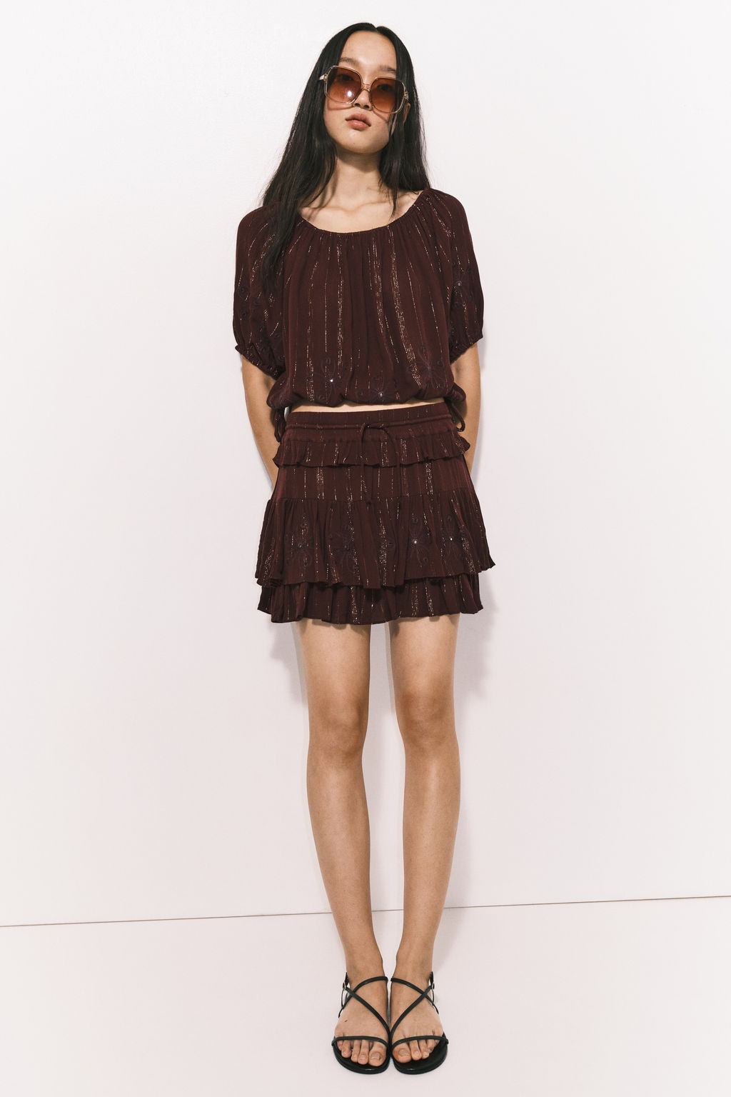 Minifalda con volantes - H&m фото 3