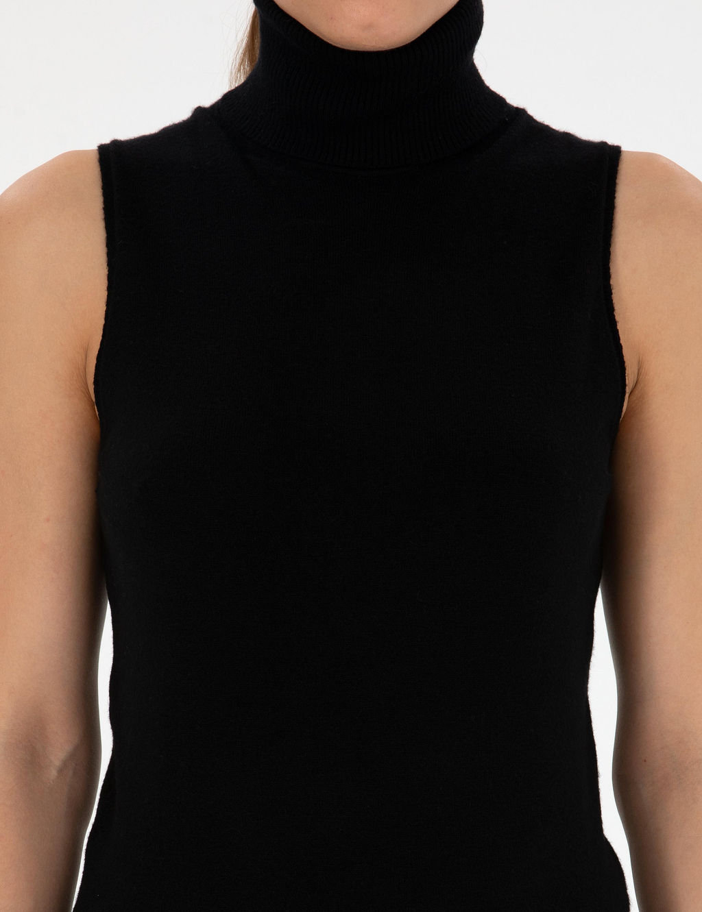 Siyah Slim Fit Kazak