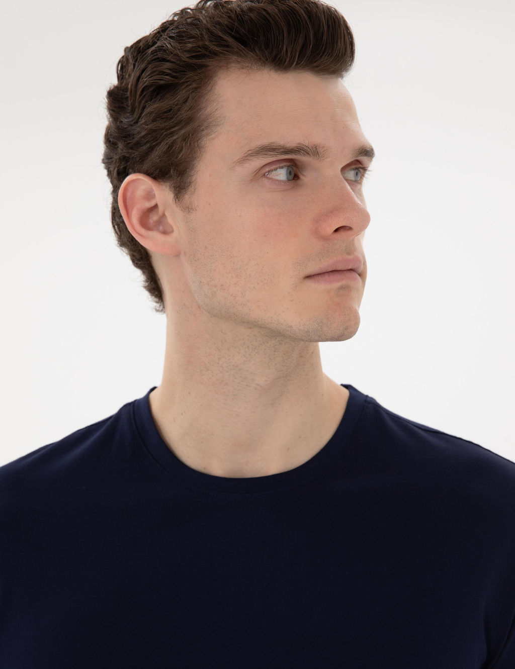 Lacivert Slim Fit Merserize Basic Ti__rt - Pierre cardin фото 9