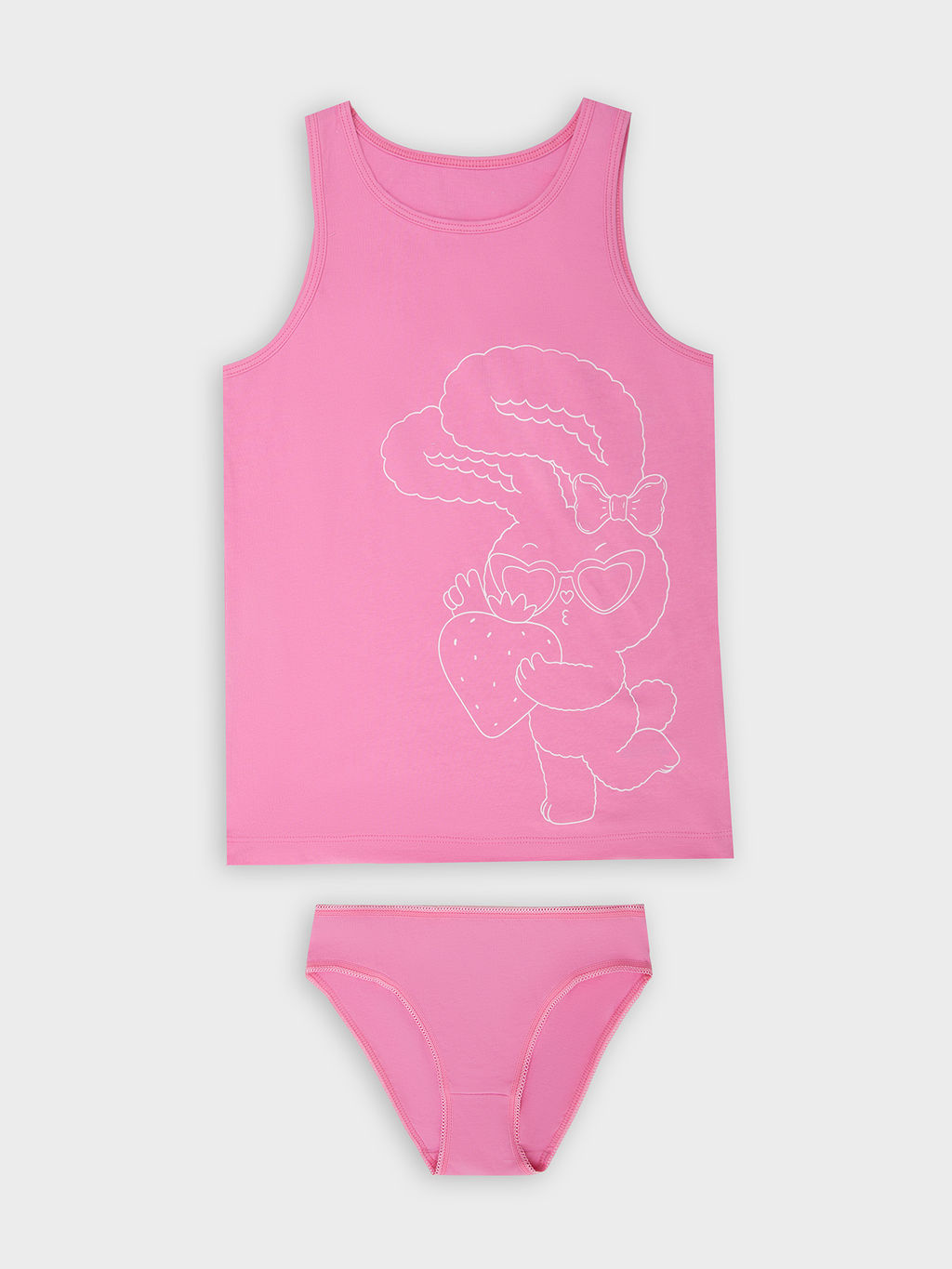 КОМПЛЕКТ ДЛЯ ДЕВОЧЕК (МАЙКА, ТРУСЫ)