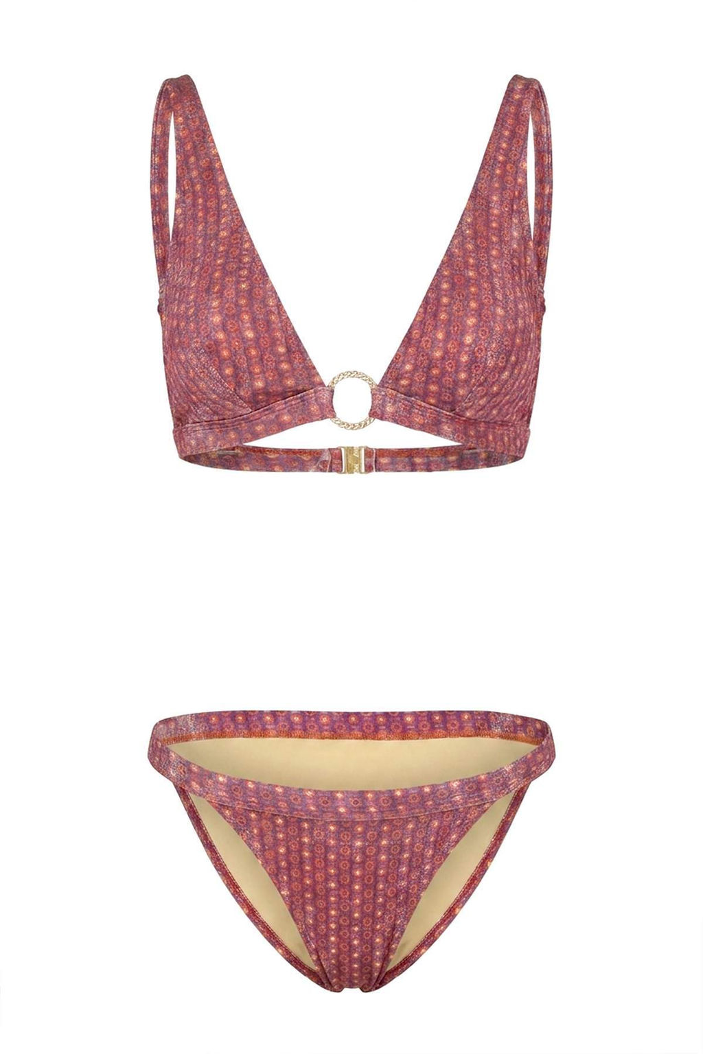 Etnik Desenli __gen Kapl_ Aksesuarl_ Normal Bel Regular Bikini Tak_m_ TBESS26BT00230 - Trendyolmilla фото 4
