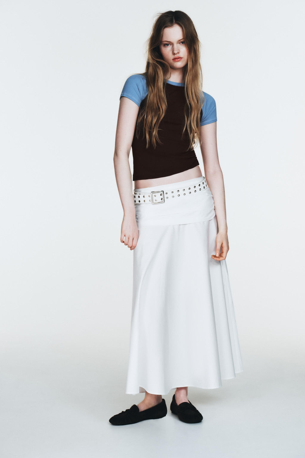 VOLUMINOUS MIDI SKIRT - Zara фото 12