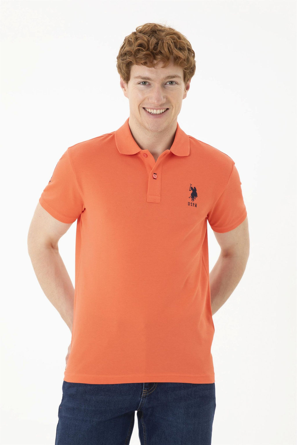 Мужская базовая футболка с цветком граната - U.s. polo assn фото 3