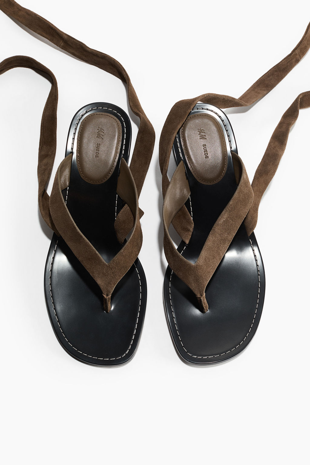 Sandalias de ante con tac?n - H&m фото 3