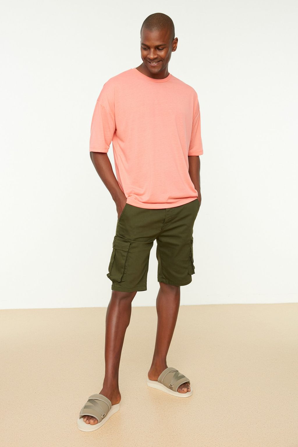 TRENDYOL MAN Haki Kargo Cepli Sort & Bermuda TMNSS20SR0177 - Trendyolmilla фото 11