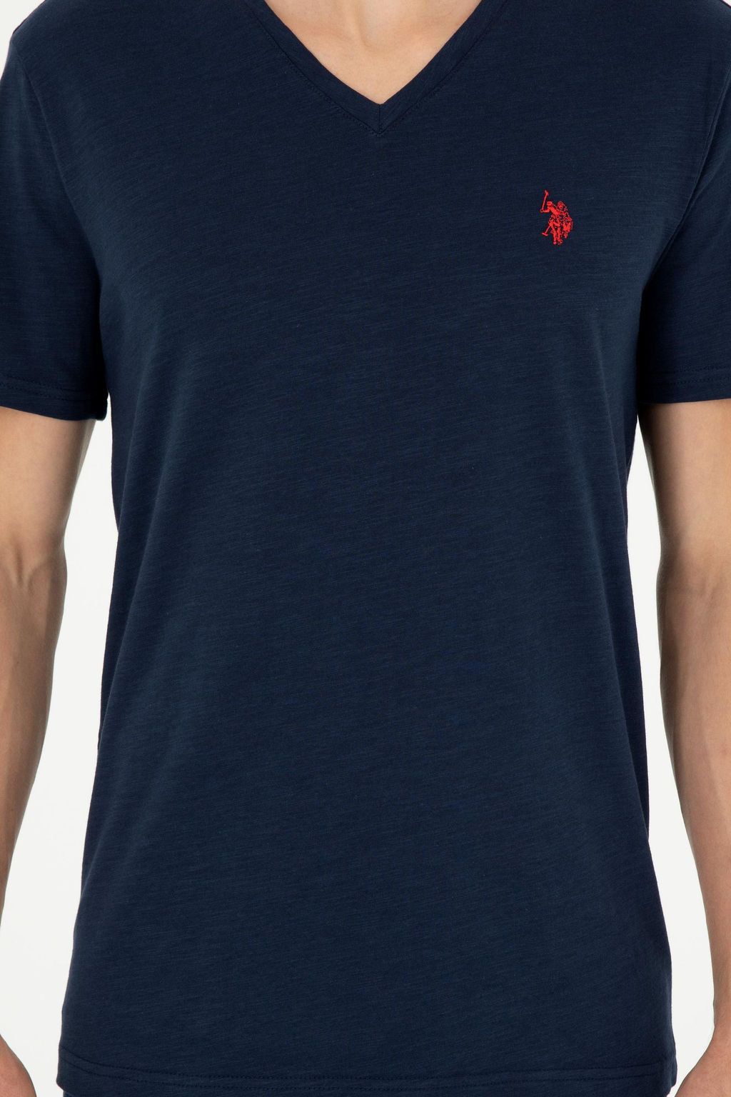Мужская темно-синяя базовая футболка - U.s. polo assn фото 6