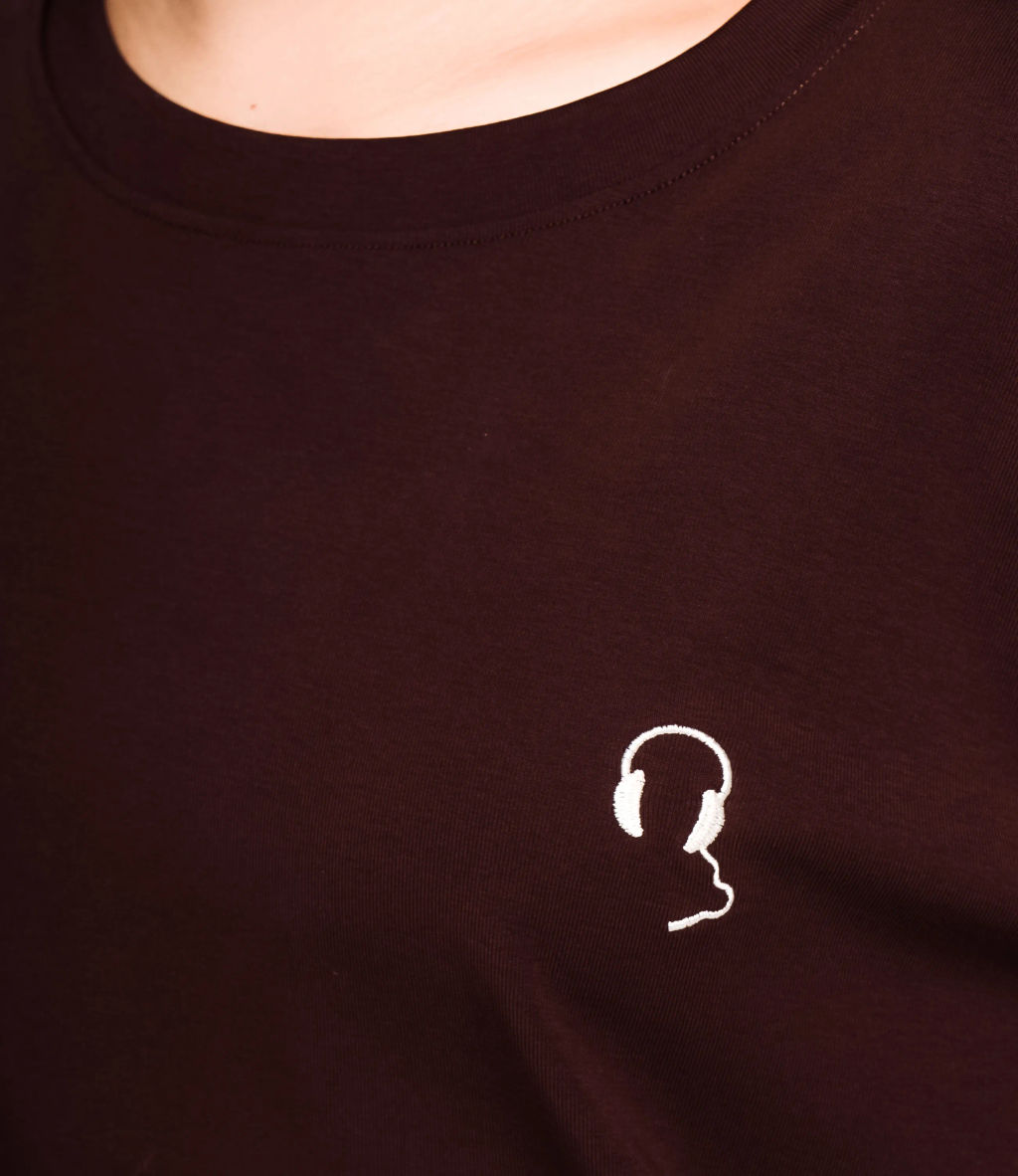 Футболка #КТ0467-51, шоколадный