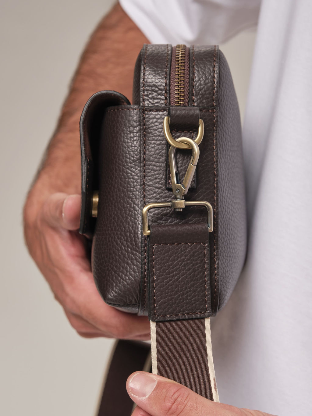 Мужская сумка Bora DBR 7113 коричневый шоколад фото 2