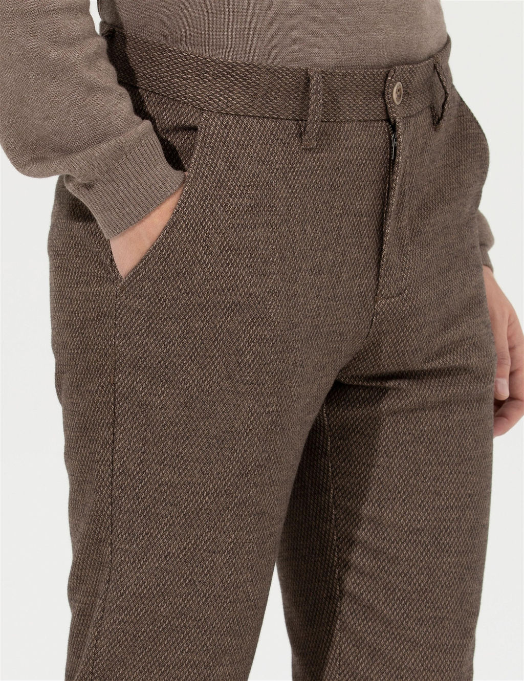 Vizon Slim Fit Kanvas Pantolon - Pierre cardin фото 6