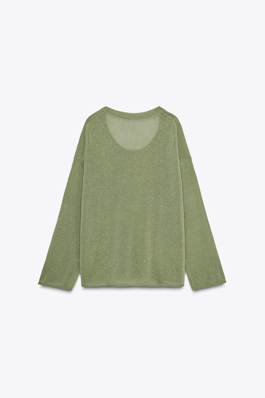 RUSTIC KNIT SWEATER - Zara фото 9
