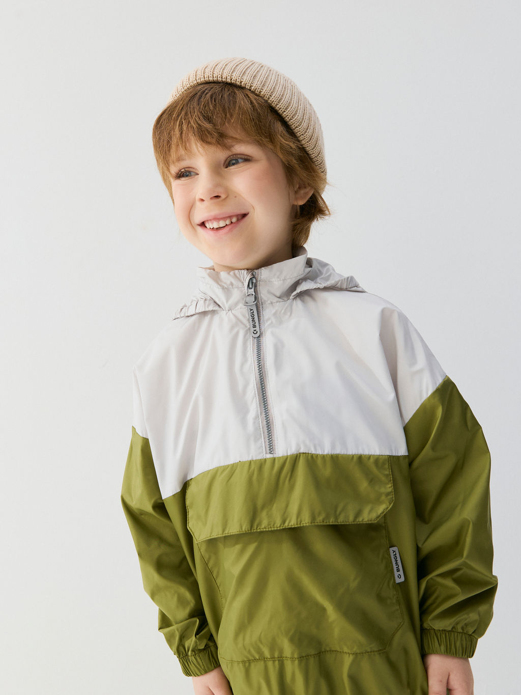 Анорак на сетчатой подкладке "Авокадо"