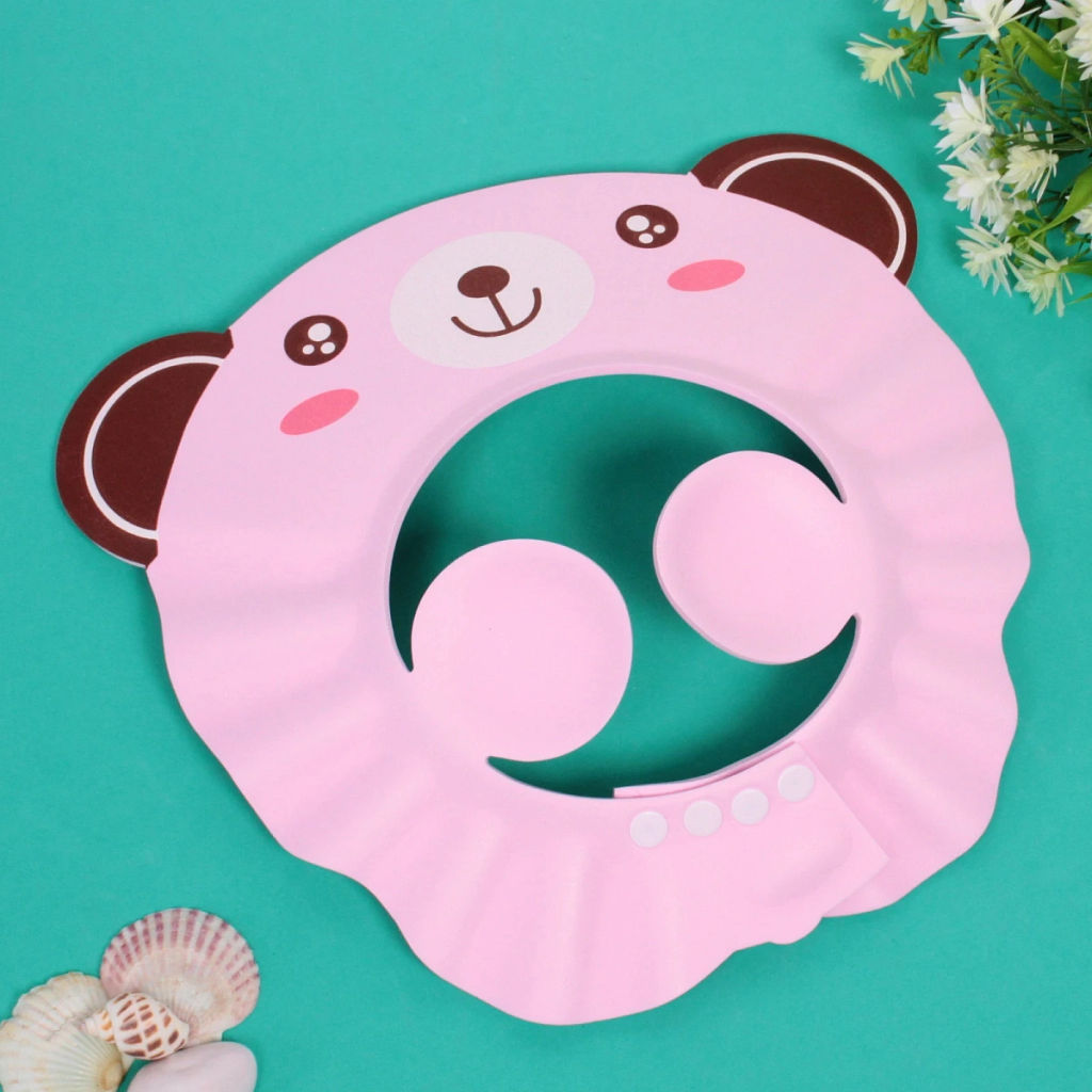 Цена за 3 шт. Козырёк для купания детский "Magic Water - Мишка Бани", микс 2 цвета, d-30 см, d головы 15 см (пакет)